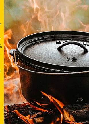 Lodge Boy Scouts of America Cast Iron Camp Dutch Oven, Pre-Seasoned, 6-Quart