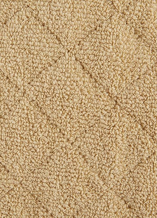 DII Basic Terry Collection 100% Cotton Quilted, Oven Mitt, Pebble, 2 Piece