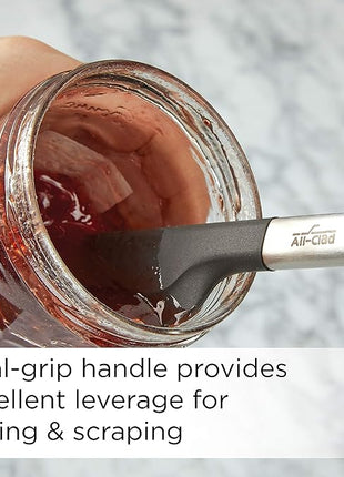 All-Clad Specialty Silicone Kitchen Gadgets Spatula Spoon Kitchen Tools, Kitchen Hacks Silver