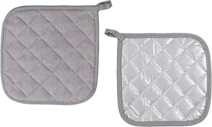Pot Holders Cotton Made Machine Washable Heat Resistant Potholder, Pot Holder, Hot Pads, Trivet for Cooking and Baking (5, Grey)