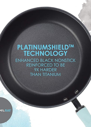 Rachael Ray Create Delicious Deep Hard Anodized Nonstick Frying Pan / Fry Pan / Hard Anodized Skillet - 12.5 Inch, Gray