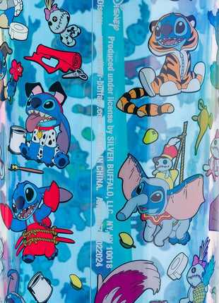 Silver Buffalo Disney Lilo & Stitch Halloween Costumes of Other Disney Characters Featuring Scrump Plastic Tall Cold Cup with Lid and Straw, 20 Ounces