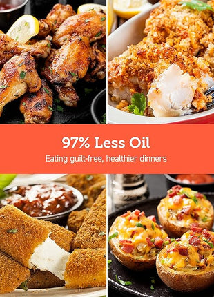 Cosori Air Fryer 4 Qt, 7 Cooking Functions Airfryer, 150+ Recipes on Free App, 97% less fat Freidora de Aire, Dishwasher-safe, Designed for 1-3 People, Lite 4.0-Quart Smart Air Fryer, White