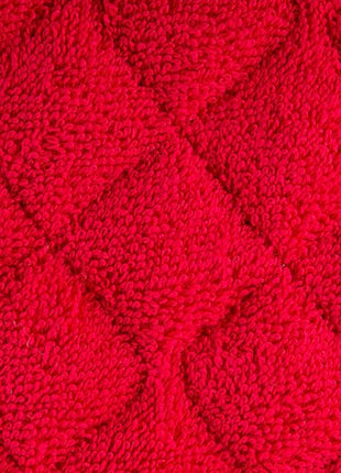 DII Basic Terry Collection 100% Cotton Quilted, Oven Mitt, Red, 2 Piece