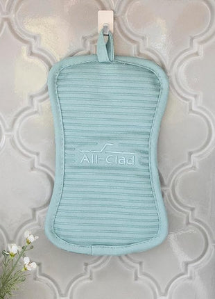 All-Clad Premium Pot Holder & Hot Pad: Heat Resistant to 500 Degrees - 100% Cotton, 10"x6.25" Hot Pad for Kitchen and Barbeque, 4-Pack, Rainfall