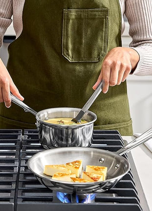 All-Clad - 4108201S All-Clad Kitchen Helper Fry Sauce pan, 8 inch and 1 quart, Steel