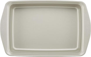 Rachael Ray Nonstick Bakeware Set without Grips includes Nonstick Bread Pan, Baking Pans, Cake Pans, Cookie Sheet / Baking Sheet - 10 Piece, Silver