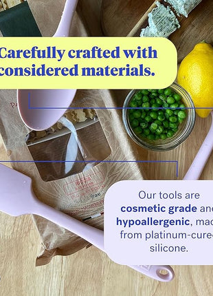 GIR: Get It Right 5 Piece Silicone Ultimate Kitchen Utensils Set - Ladle, Spatula, Flip, Spoon & Spoonula - Non-Toxic Cooking Utensils for Nonstick Cookware, Cooking and Baking - Studio White