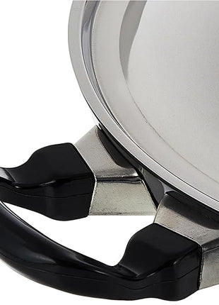 Hawkins Futura Nonstick Kadhai 2.5 L, 26 cm, 3.25 mm with SS lid (Black)