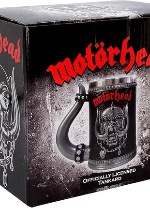 Nemesis Now Motorhead Tankard Mug 14cm Black, Resin w/Stainless Steel Insert