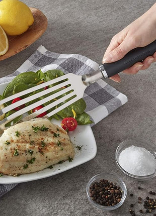 KitchenAid KO024OHOBA Gourmet Stainless Steel Flex Turner,Black