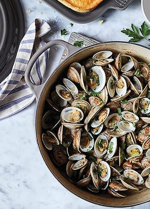 Le Creuset Enameled Cast Iron Signature Round Dutch Oven, 5.5 qt., Oyster