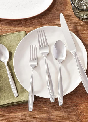 Oneida Camlynn Mirror 20 Piece Everyday Flatware Set, Service for 4 (Pack of 3)