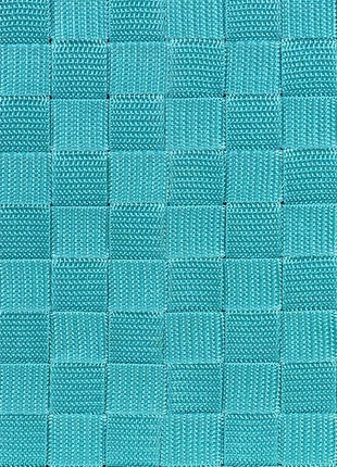 Sorbus Set of 3 Hand-Woven Storage Baskets with Lids (Aqua) – Mesh Bins for Closet, Shelf, or Pantry Organization – Variety Pack for Home and Office Storage