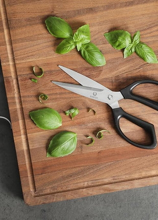 Babish All Purpose Heavy Duty Kitchen Shears Durable Stainless Steel 4 Inch Blade Scissors, Black