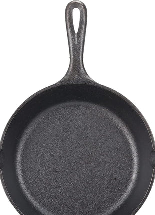 Lodge 3.5 Inch Miniature Cast Iron Pre-Seasoned Skillet – Signature Teardrop Handle - Use in the Oven, on the Stove, on the Grill, or Over a Campfire, Black