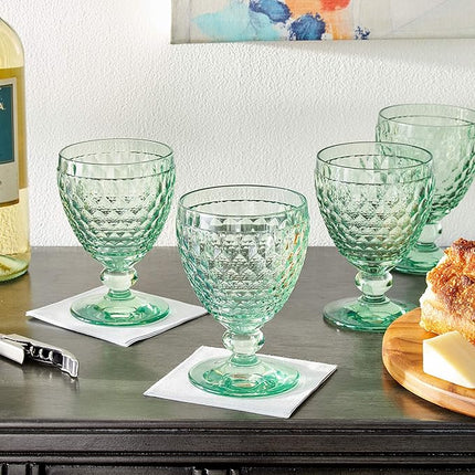 Villeroy & Boch Boston Wine Clarets Set of 4, Green