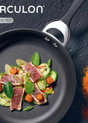 Circulon Symmetry Hard-Anodized Nonstick Frying Pan, 8.5-Inch, Black