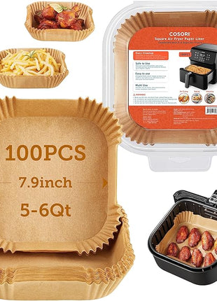 COSORI Air Fryer TurboBlaze 6.0-Quart Compact Airfryer that Roast & Air Fryer Liners