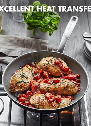 GreenPan Chatham Hard Anodized Healthy Ceramic Nonstick, 11" Frying Pan Skillet, PFAS-Free, Dishwasher Safe, Oven Safe, Gray