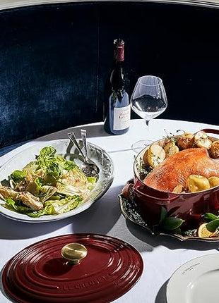 Le Creuset Enameled Cast Iron Signature Oval Dutch Oven, 6.75 qt., Rhone