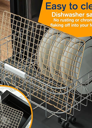 2-Pack Cooling Racks for Cooking and Baking - 10" x 15"Heavy Duty Stainless Steel Wire Rack for Baking, Grilling, Roasting - Oven & Dishwasher Safe - Fits Jelly Roll Sheet Pan（Gold）