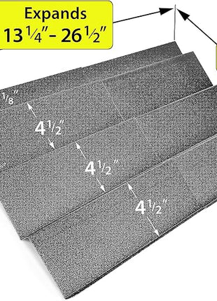 LYNK PROFESSIONAL® Expandable Organizer - Heavy Gauge Steel 4 Tier Spice Rack Insert Tray for Spice Jars, Herbs and Seasoning - Kitchen Cabinet Drawer Storage - Silver Metallic