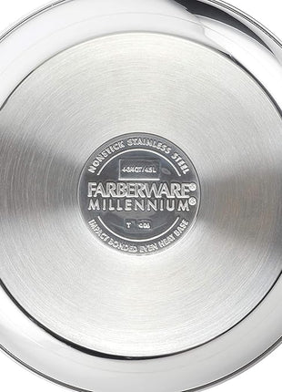 Farberware Millennium Stainless Steel Cookware Pots and Pans Set, 10 Piece