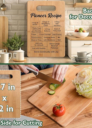 JW Pioneer Gifts 2025, Jehovah Witness Gifts Idea, JW Gifts for JW Jehovah's Witnesses JW Pioneer Convention Kids Women Men, Pioneer Recipe Cutting Board