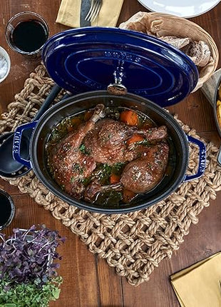 Staub Oval Cocotte - 4.25Qt - Dark Blue