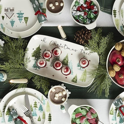 Lenox 885761 Balsam Lane Hors D'Oeuvre Tray, Christmas & Holiday Hosting