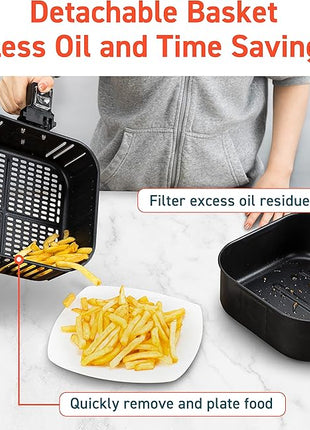 COSORI Air Fryer Pro Smart 5.8QT that Roast, Bake, 3-Way Control, 12-IN-1 Customizable Functions, Online Recipes, Detachable Basket, Works with Alexa & Google Assistant