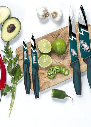The Sports Vault NFL Philadelphia Eagles 5-Piece Kitchen Knife Set