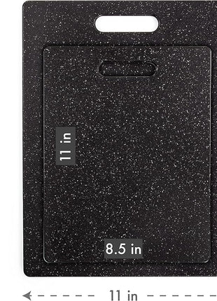 Dexas Superboard Pastry Board and Cutting Boards, Set of Two, Midnight Granite Color (Pack of 6)