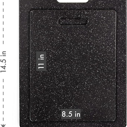 Dexas Superboard Pastry Board and Cutting Boards, Set of Two, Midnight Granite Color (Pack of 6)