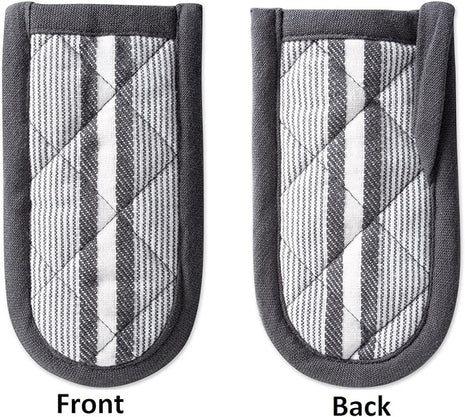 DII Double Strip Chef Kitchen Cooking & Baking Collection, Pan Handle Set, 6x3, Mineral Gray, 3 Piece