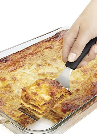 OXO Good Grips Stainless Steel Cut and Serve Turner, Black