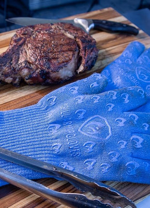 Grill Armor Oven Gloves – 932°F Heat, Fire & Cut Resistant Mitts for BBQ, Grill, Cooking, Grilling, Baking, Smoker & Fire Pit