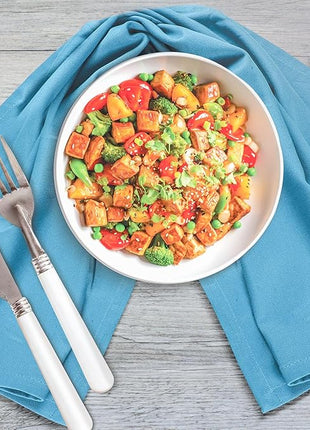 Urban Villa Kitchen Towels Premium Quality 100% Cotton Solid Kitchen Towels Set of 6 Ultra Soft Size 20X30 Inches Teal Color Kitchen Towel Highly Absorbent KitchenTowels