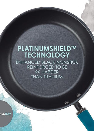 Rachael Ray Create Delicious Deep Hard Anodized Nonstick Frying Pan / Fry Pan / Hard Anodized Skillet - 10.25 Inch, Gray