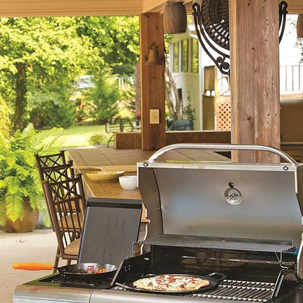 Lodge Pre-Seasoned Carbon Steel Skillet - Use in the Oven, on the Stove, on the Grill, or Over a Campfire - 8 Inch