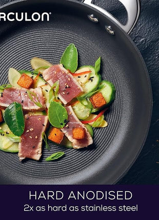 Circulon Symmetry Hard Anodized Nonstick Cookware Pots and Pans Set, 11-Piece, Black