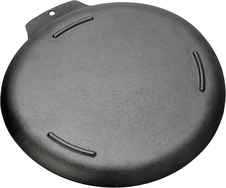 Outset 76378 Scallop Cast Iron Grill and Serving Pan , Black