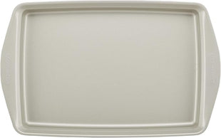 Rachael Ray Nonstick Bakeware Set without Grips includes Nonstick Bread Pan, Baking Pans, Cake Pans, Cookie Sheet / Baking Sheet - 10 Piece, Silver