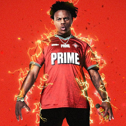 PRIME Hydration ISHOWSPEED, Sports Drinks, Electrolyte Enhanced for Ultimate Hydration, 250mg BCAAs, B Vitamins, Antioxidants, Low Sugar, 16.9 Fl Oz, 12 Pack