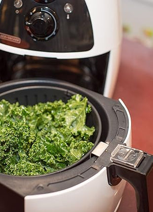 BLACK+DECKER Purify 2-Liter Air Fryer, White/Black, HF100WD