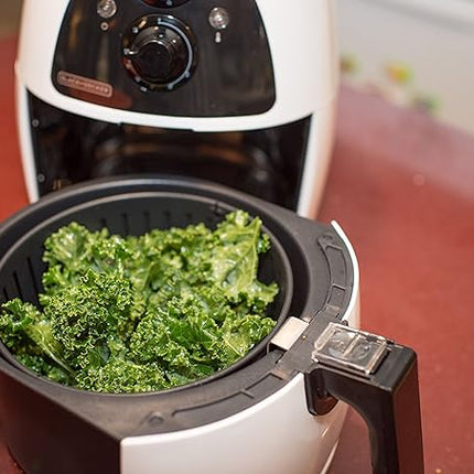 BLACK+DECKER Purify 2-Liter Air Fryer, White/Black, HF100WD