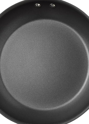 Rachael Ray Brights Hard-Anodized Aluminum Nonstick Cookware Set with Glass Lids, 10-Piece Pot and Pan Set, Gray with Orange Handles