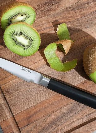 Babish 3.5-Inch Paring Knife – High-Carbon 1.4116 German Steel Kitchen Knife – Precision Cutlery for Peeling, Slicing & Detail Work
