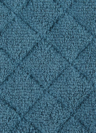 DII Basic Terry Collection 100% Cotton Quilted, Oven Mitt, Storm Blue, 2 Piece